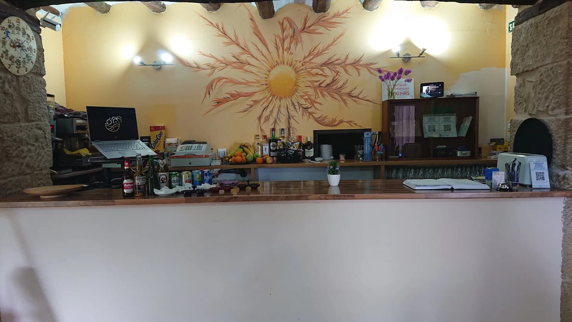 Cafeteria del albergue