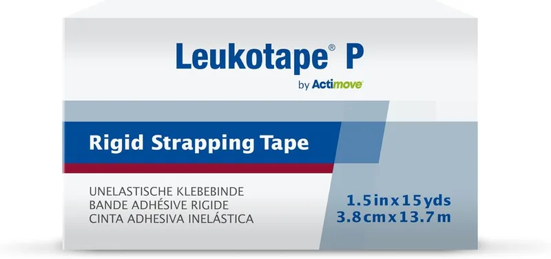 Leukotape P Cinta médica rígida para esguinces y prevención de lesiones