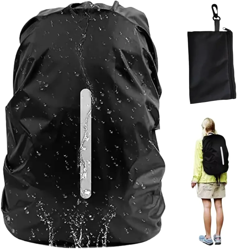 2 Pcs Funda Impermeable Mochila para Lluvia 20-30L | Chubasquero para Mochila |…