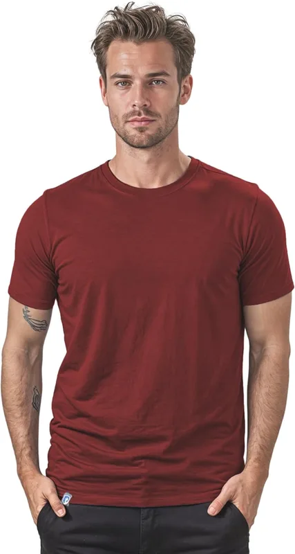ALPIN LOACKER Coolmax Merino – Camiseta de Manga Corta para Hombre, 150 g/m2, an…