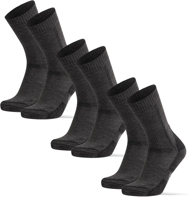 DANISH ENDURANCE Calcetines de Senderismo Unisex, Calcetines de Lana Merino con…