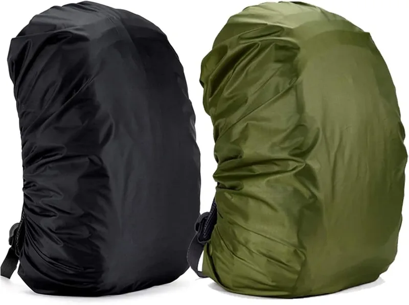 Funda Impermeable para Mochila,2 Pcs Cubre Mochila Lluvia,30~65L Cubierta de Bol…