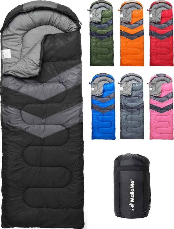 MalloMe – Saco de Dormir para Adulto, niño, Invierno, Verano, Primavera, otoño,…