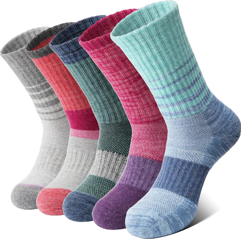 MOSEY KOSY Calcetines de Senderismo para Mujer con Lana Merino Térmicos y Transp…