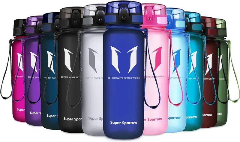 Super Sparrow Botella de Agua Deportiva -350ml &amp; 500ml &amp; 750ml &amp; 100…